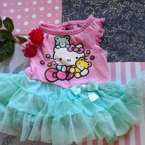 🧁 newborn,Hello Kitty pink onesie